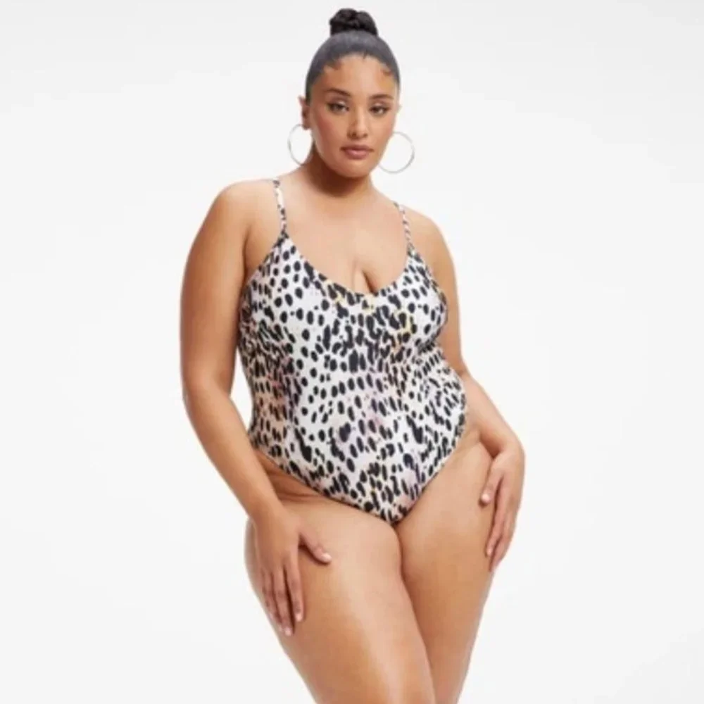 Good American Animal Print One Piece